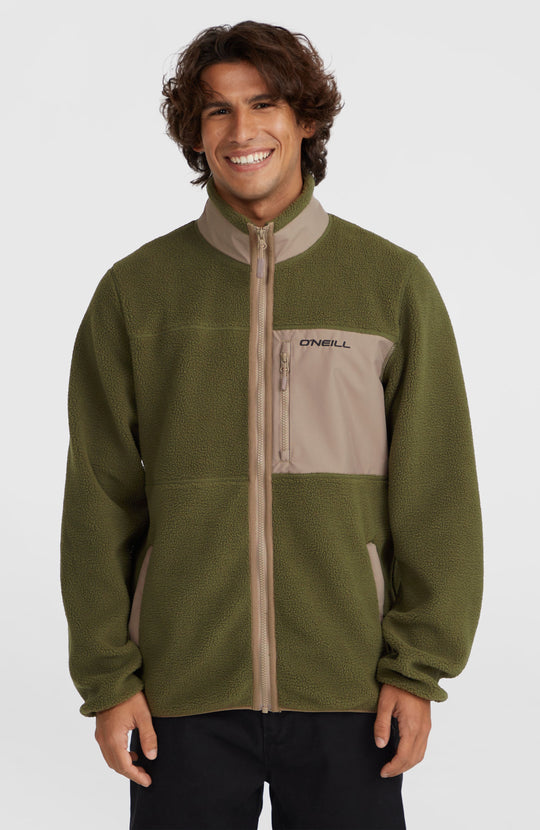 O'Neill High Pile Fz Fleece - Forest Night
