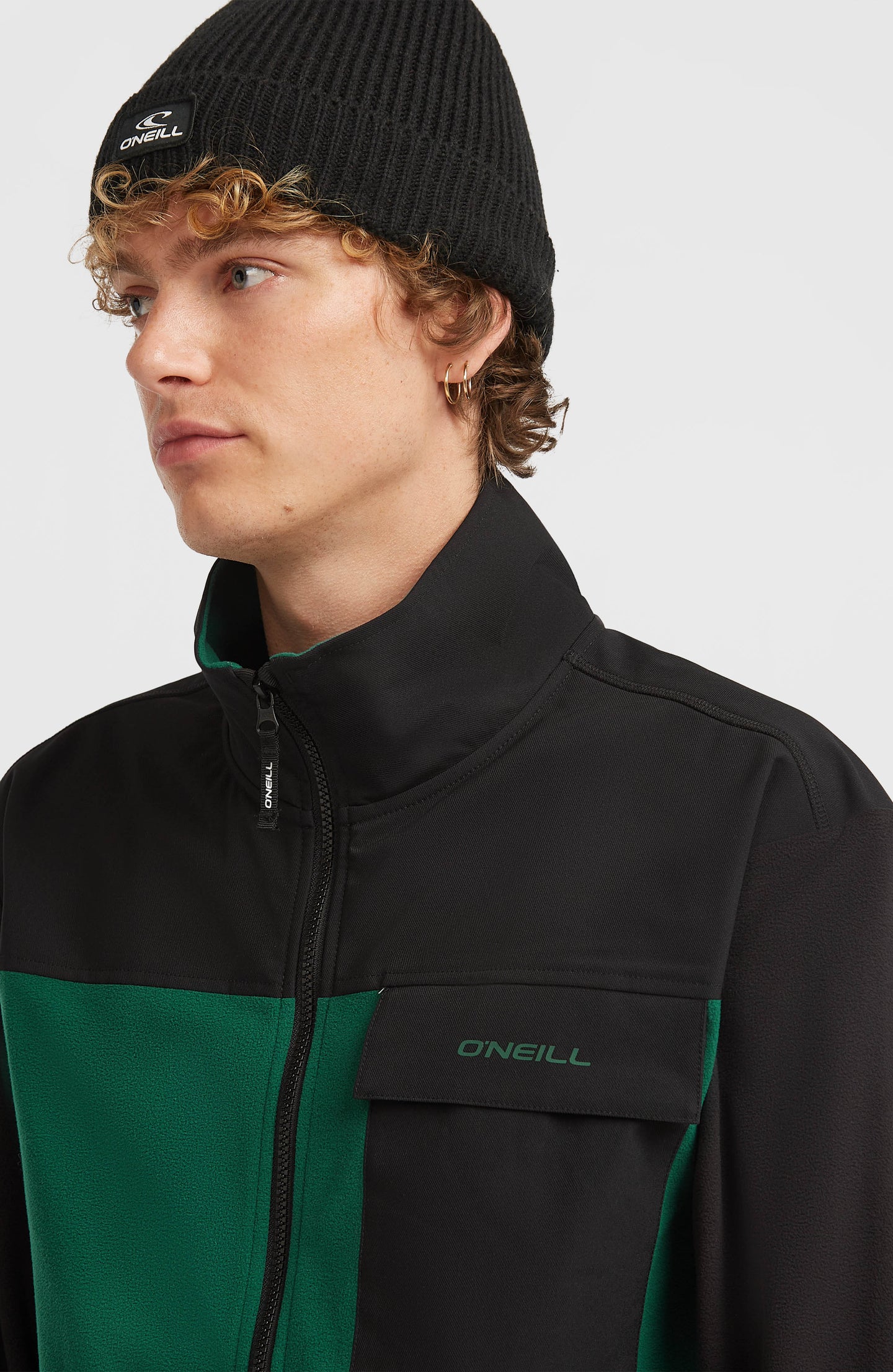 Fwc'Peak Polartec Hyperfleece - Emerald Envy Colour Block