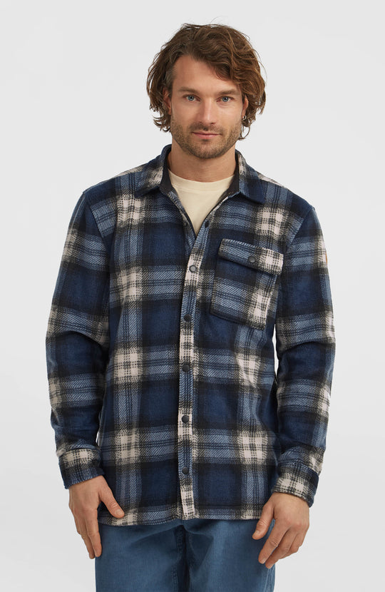 O'Riginals Superfleece Shirt - Mozart Blue Check