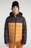 O'Riginals Puffer Jacket - Rich Caramel Colour block