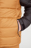 O'Riginals Puffer Jacket - Rich Caramel Colour block