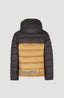 O'Riginals Puffer Jacket - Rich Caramel Colour block