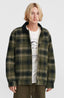 O'Neill Fleece Lined Jacket - Green Check Small