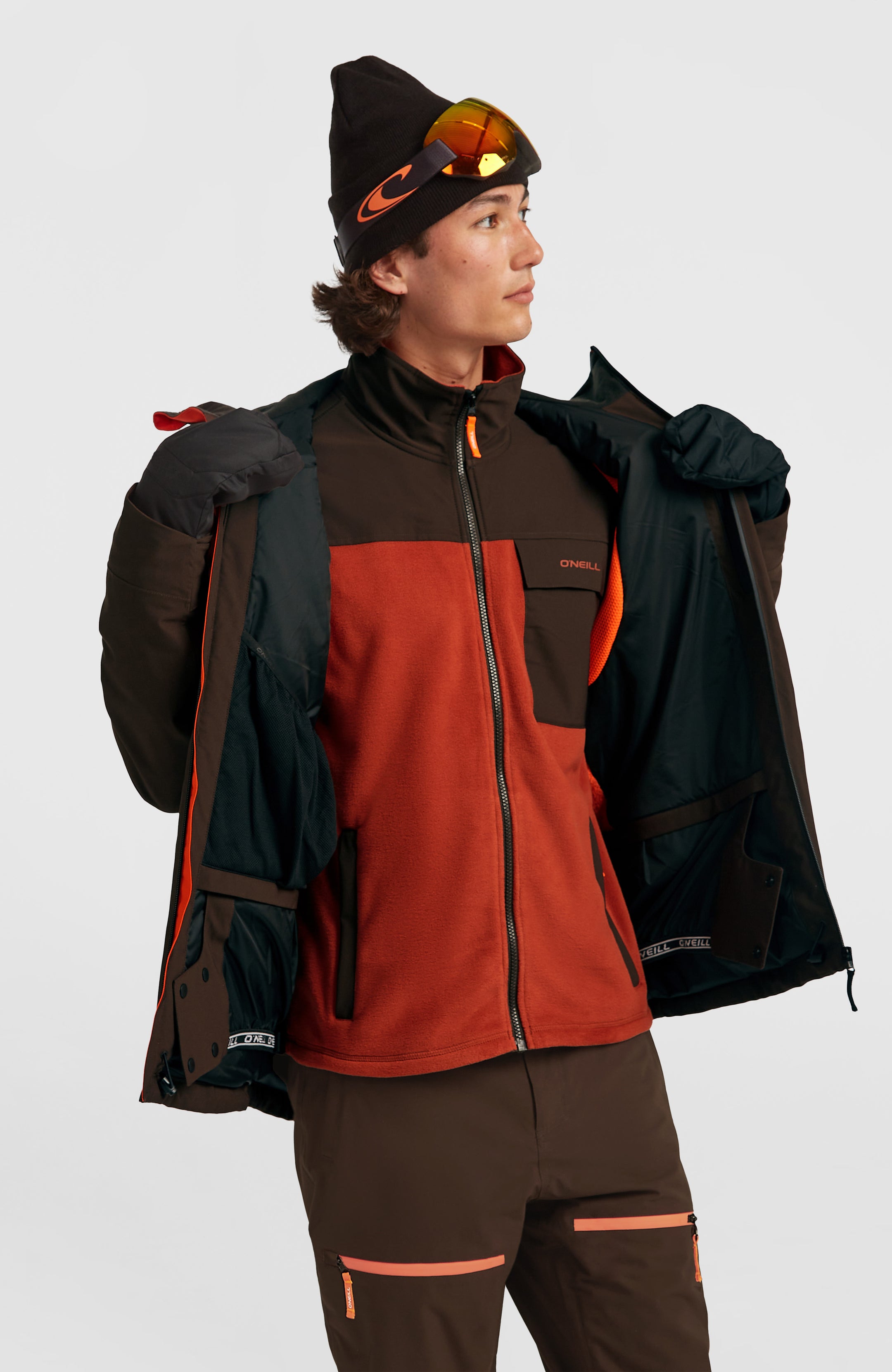 Fwc'Peak Fire Snow Jacket - Flame Colour Block