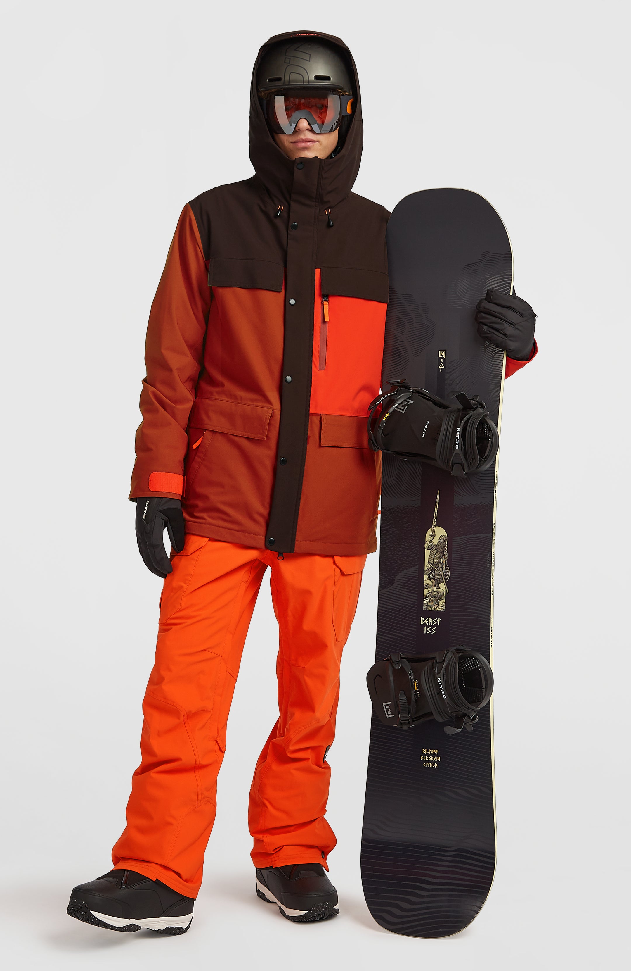 Fwc'Peak Pro Snow Jacket - Bonfire Colour Block