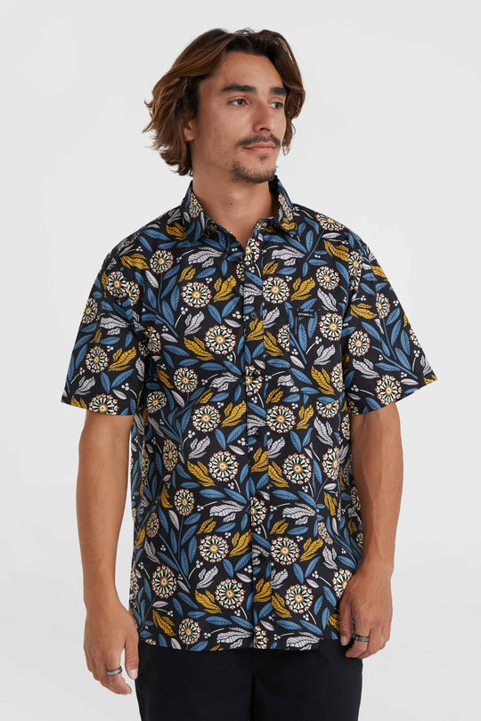 Og Eco S/Slv Standard Leaf Shirt - Leaves