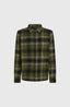 O'Neill Flannel Check Shirt - Green Check Small