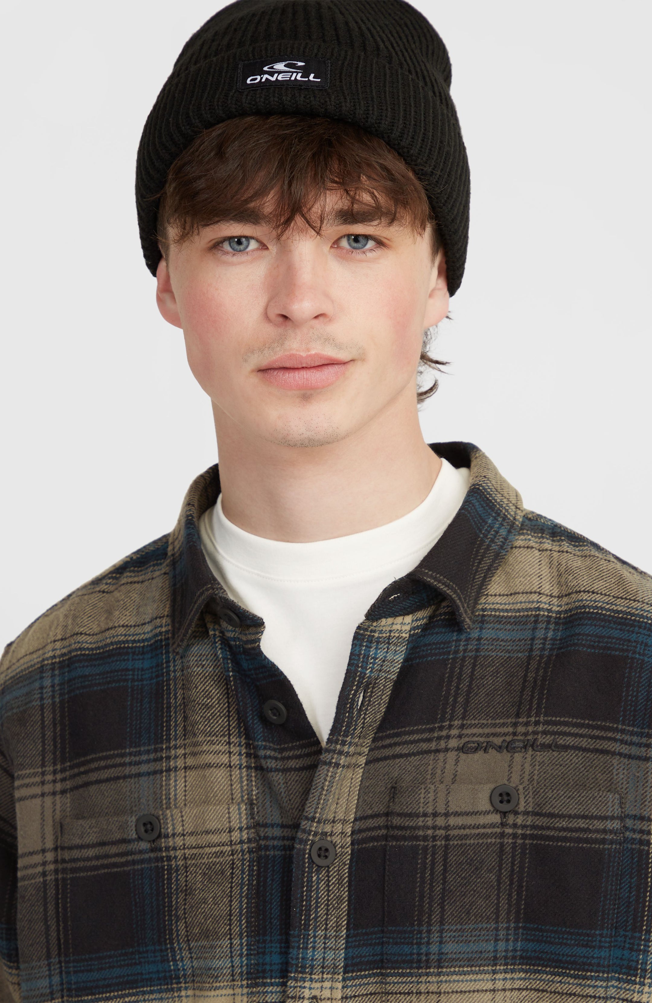 O'Neill Flannel Check Shirt - Black Check Small