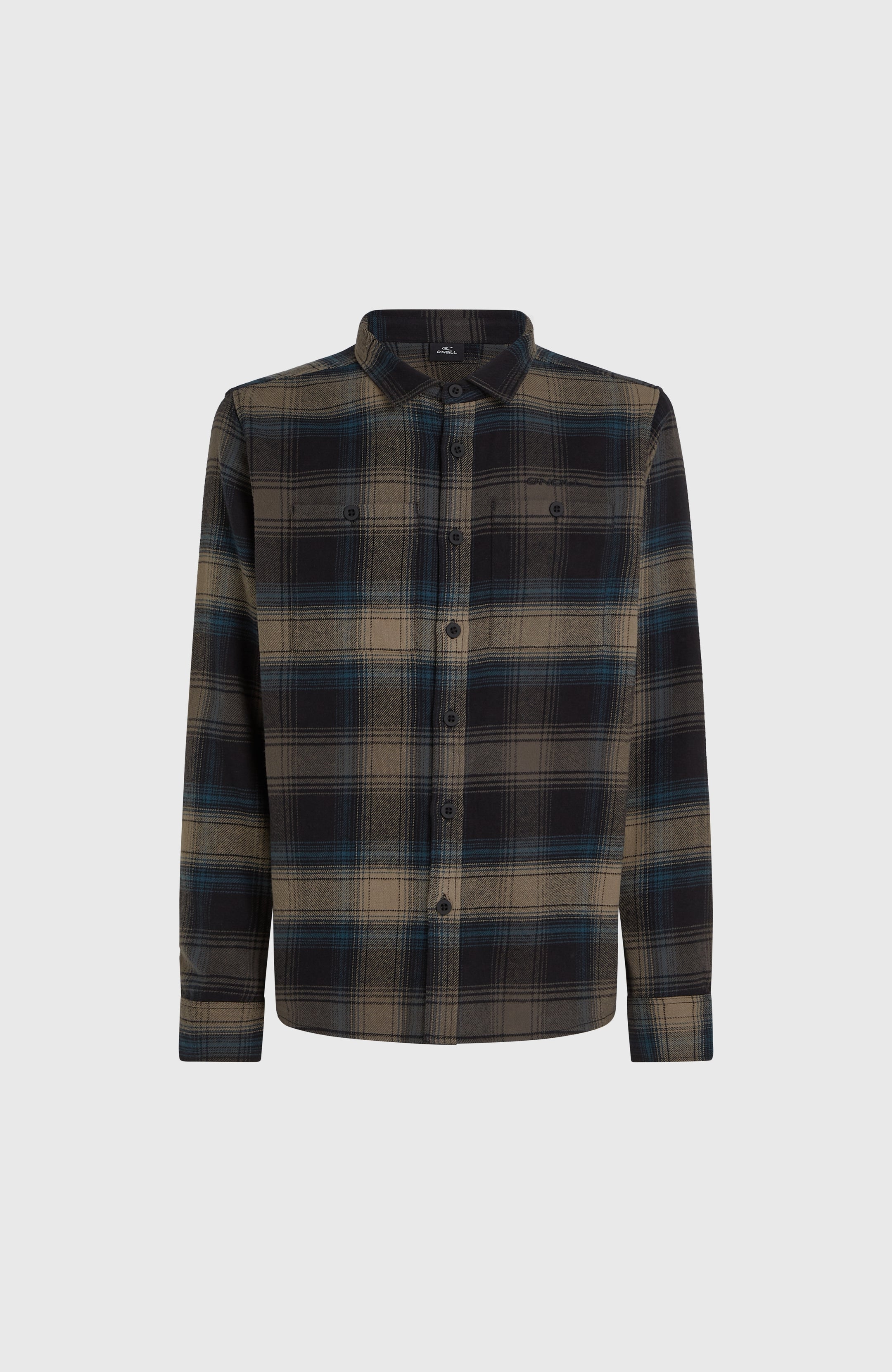 O'Neill Flannel Check Shirt - Black Check Small