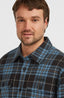 O'Neill Must-Have Fleece Lined Shirt - Blue Flannel Check