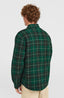 O'Neill Must-Have Fleece Lined Shirt - Green Flannel Check