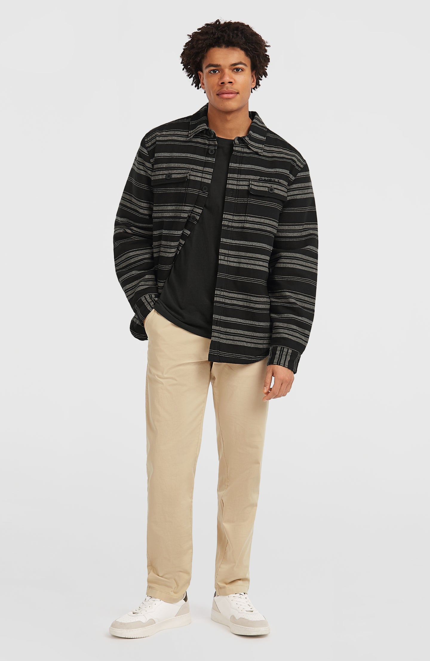 O'Neill Must-Have Fleece Lined Shirt - Black Bavaro
