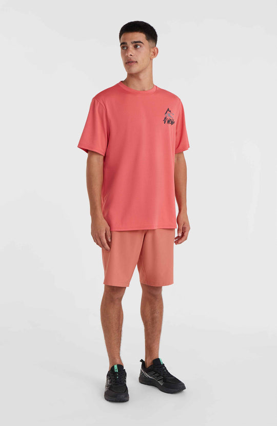 O'Neill Hybrid Chino Shorts - Red Orcher