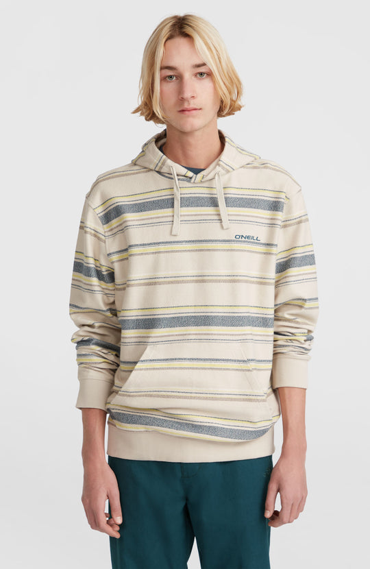 O'Neill Bavaro Hoodie - Grey Vintage Stripe