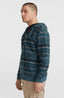 O'Neill Bavaro Fz Hoodie - Blue Ikat Stripe
