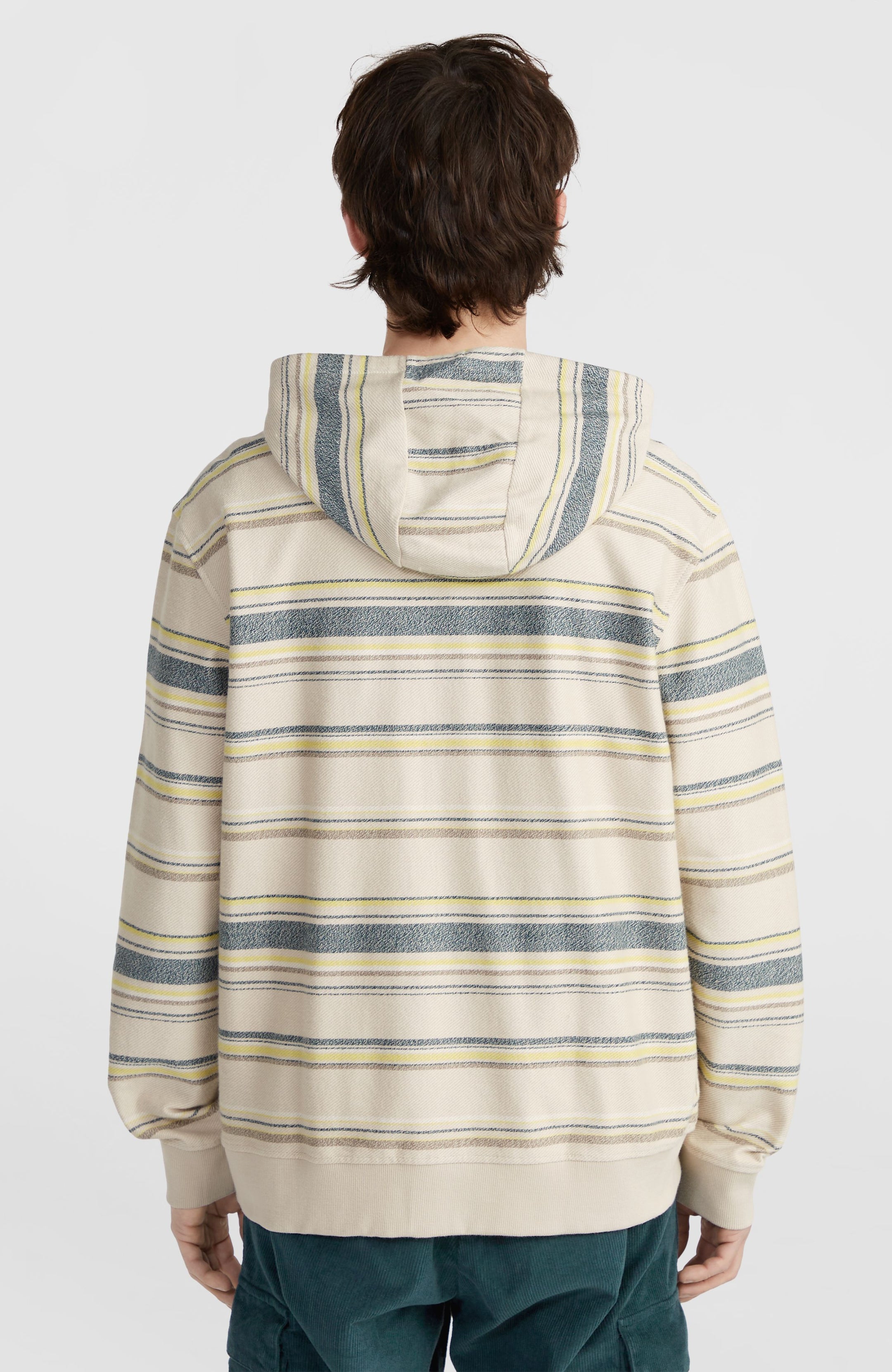 O'Neill Bavaro Fz Hoodie - Grey Vintage Stripe