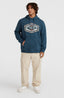 O'Neill Front Print Hoodie - Alma Steel