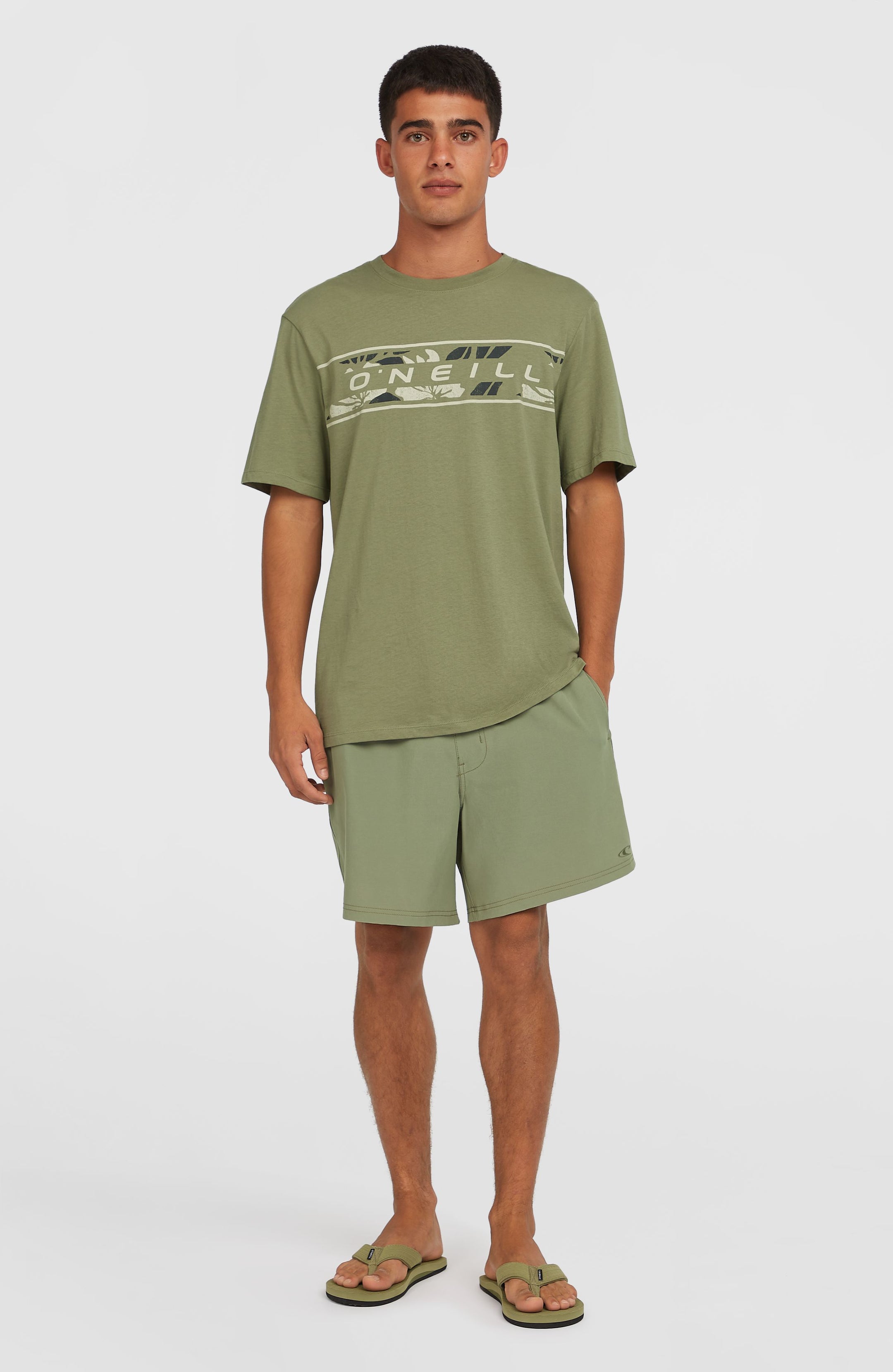 O'Neill Pocket Print 16" Swimshorts - Avery Fern