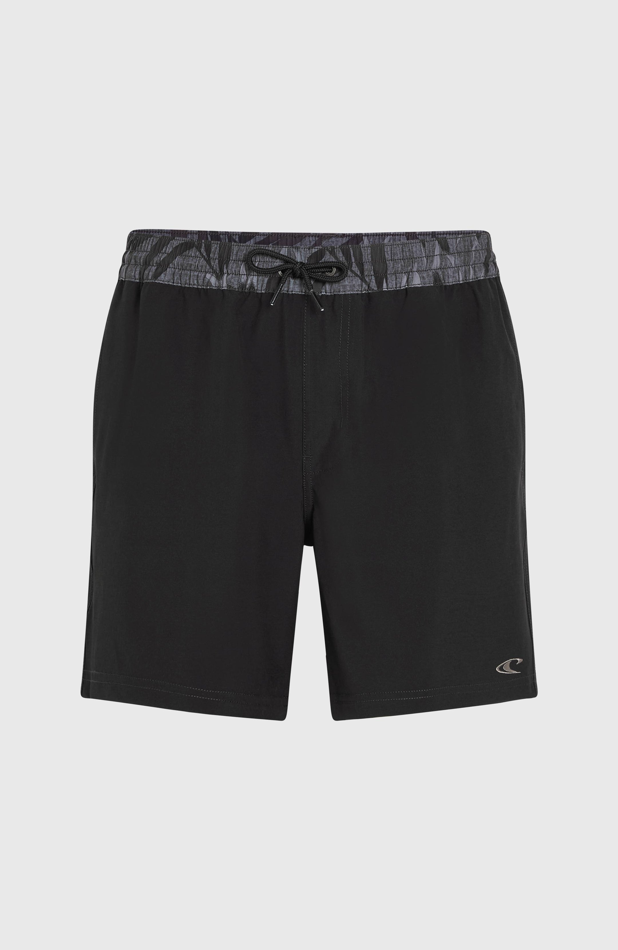 O'Neill Pocket Print 16" Swimshorts - Black Out