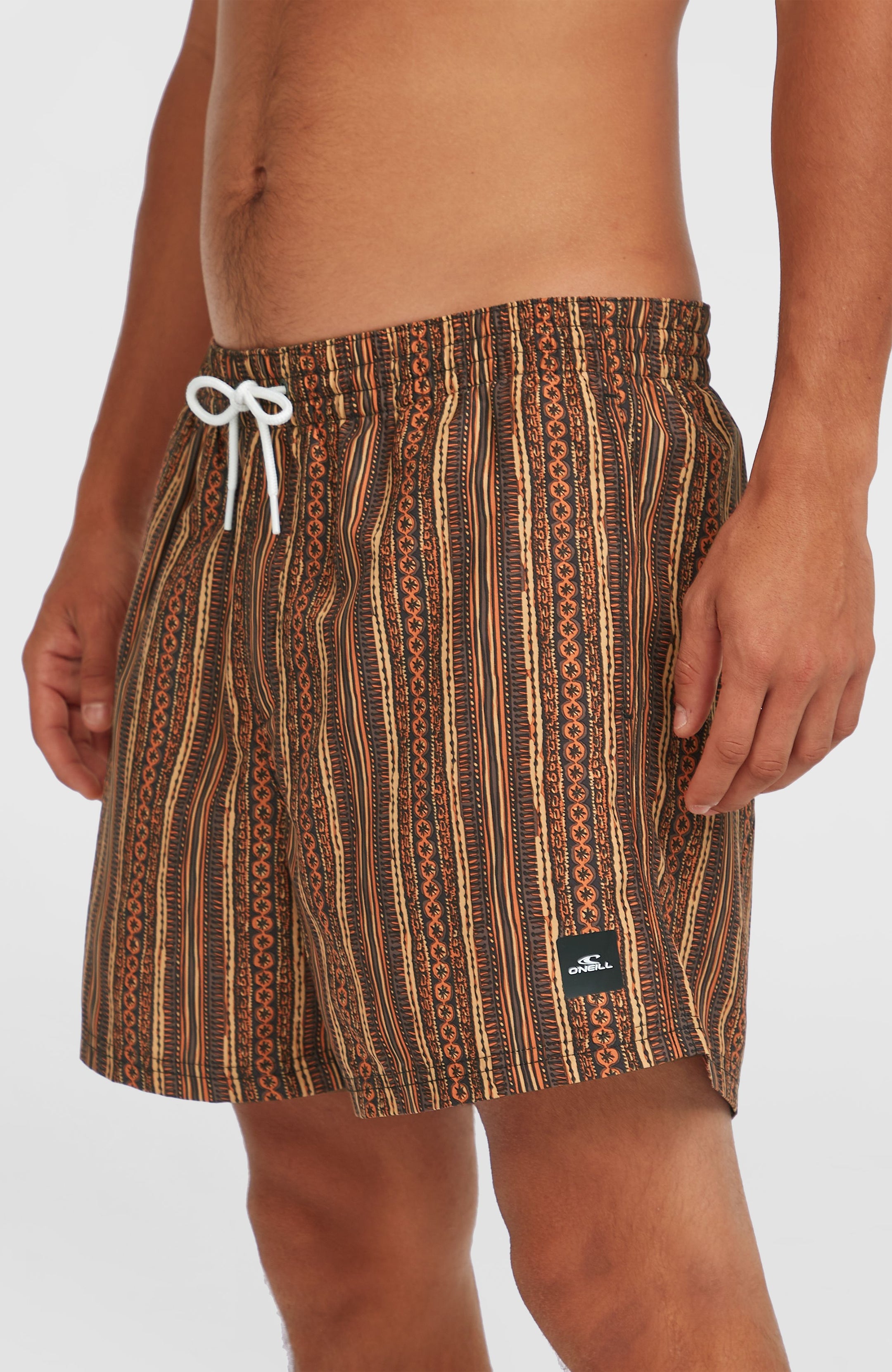 O'Neill Cali Print 15'' Swimshorts - Orange Pressed Lines