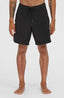 O'Neill Solid 17" Boardshorts - Black Out