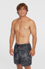 O'Neill Cali Floral 16'' Swimshorts - Black Dipped Leaves