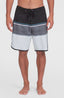 Lennox Scallop 19" Boardshorts - Black Out Colour Block