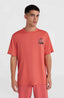 O’Neill Hybrid Logo Polygiene T-Shirt - Red Orcher