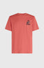 O’Neill Hybrid Logo Polygiene T-Shirt - Red Orcher