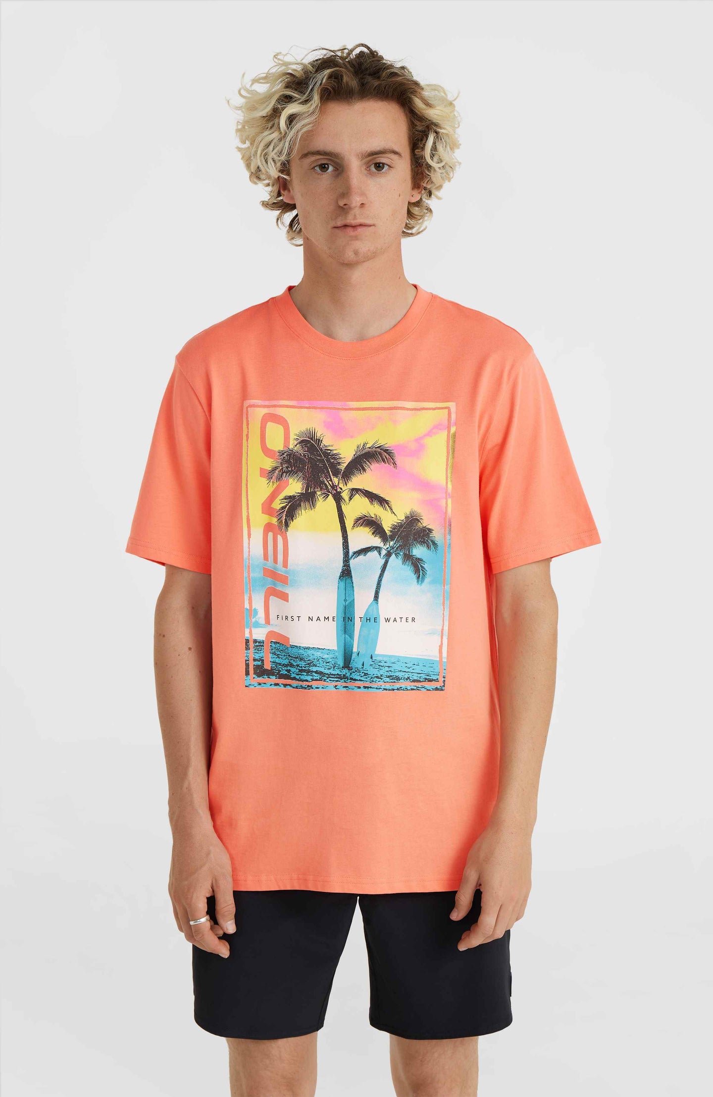 Jack O'Neill Neon T-Shirt - Living Coral