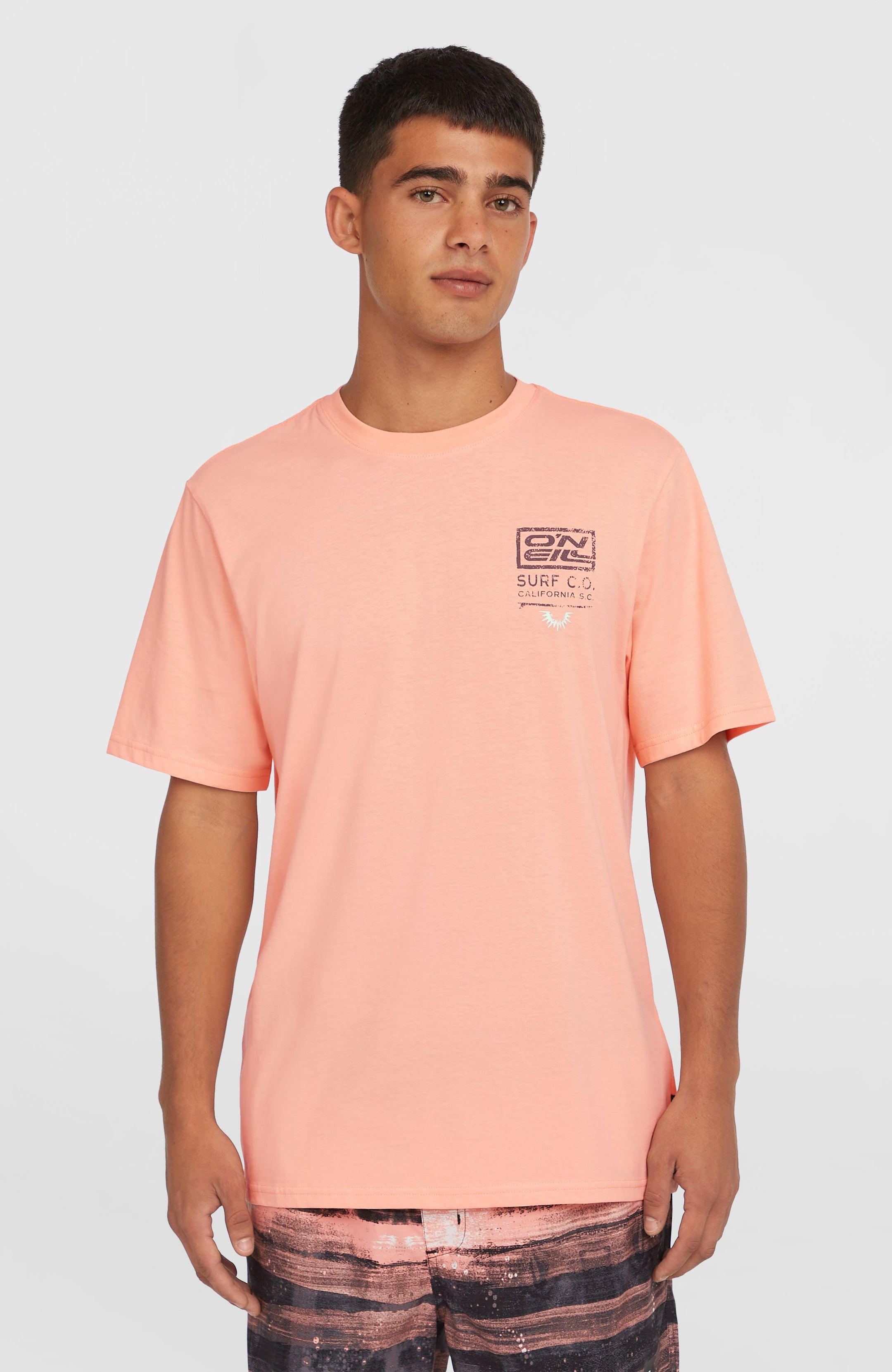 O'Neill Retro Graphic T-Shirt - Coral Pop