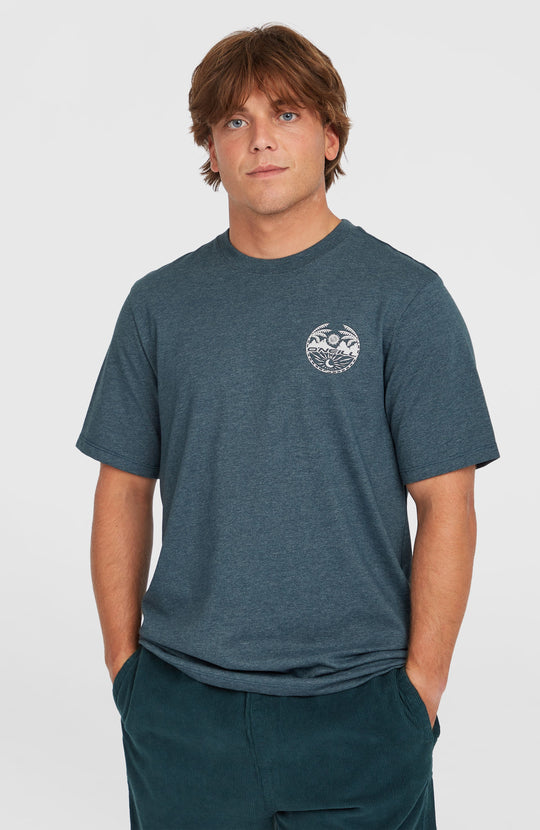 O'Neill Back Print T-Shirt - Alma Steel Melange