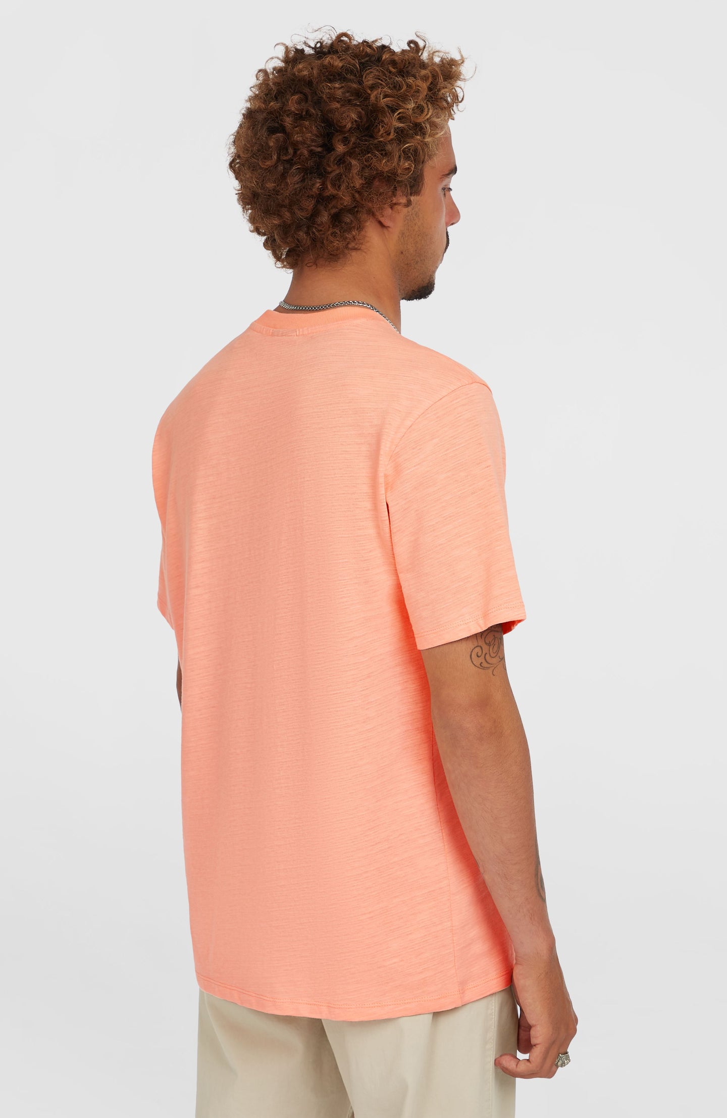 O'Neill Slub Chest Pocket T-Shirt - Coral Pop