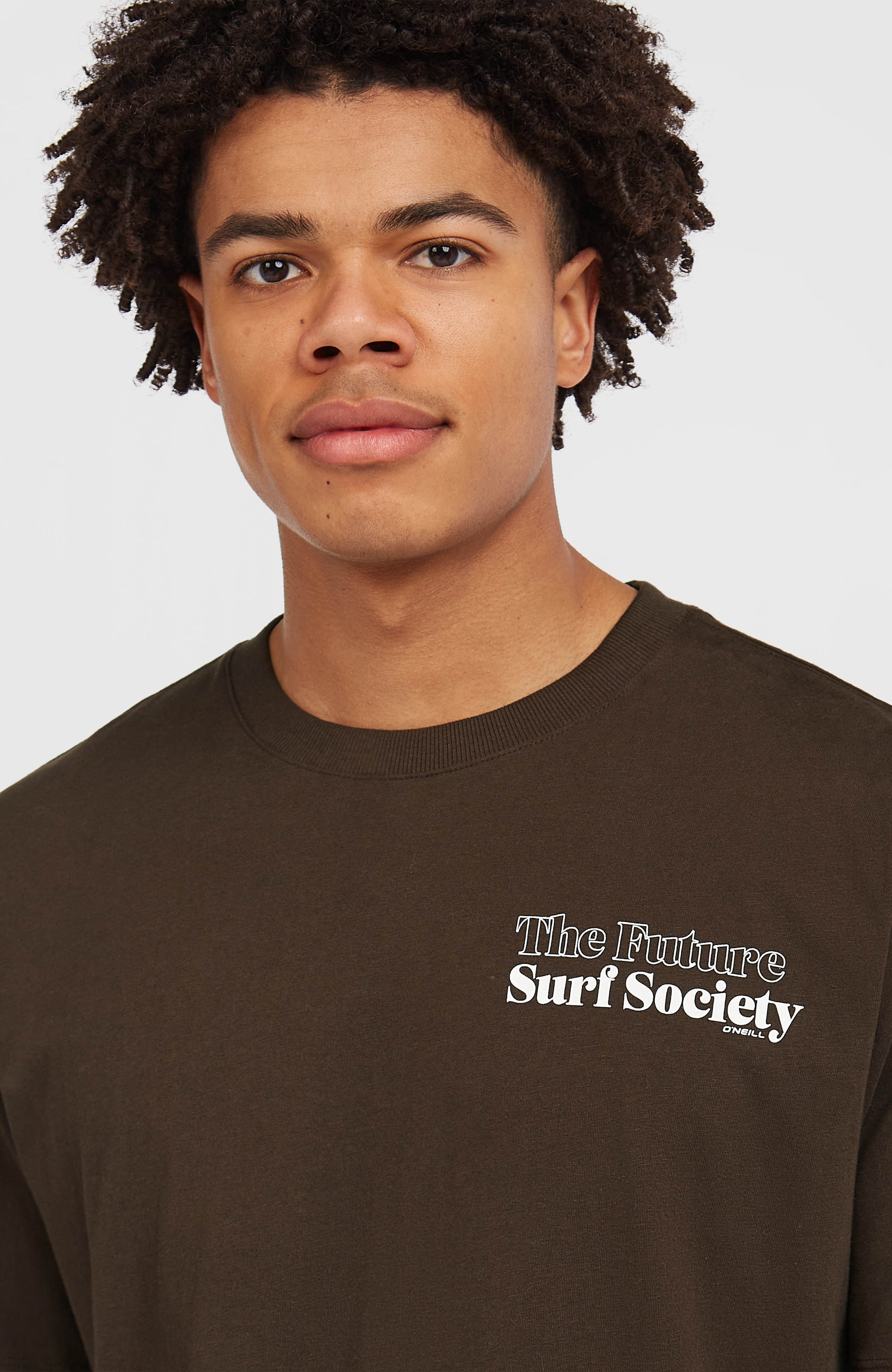 The Future Surf Society T-Shirt - Coffee Bean
