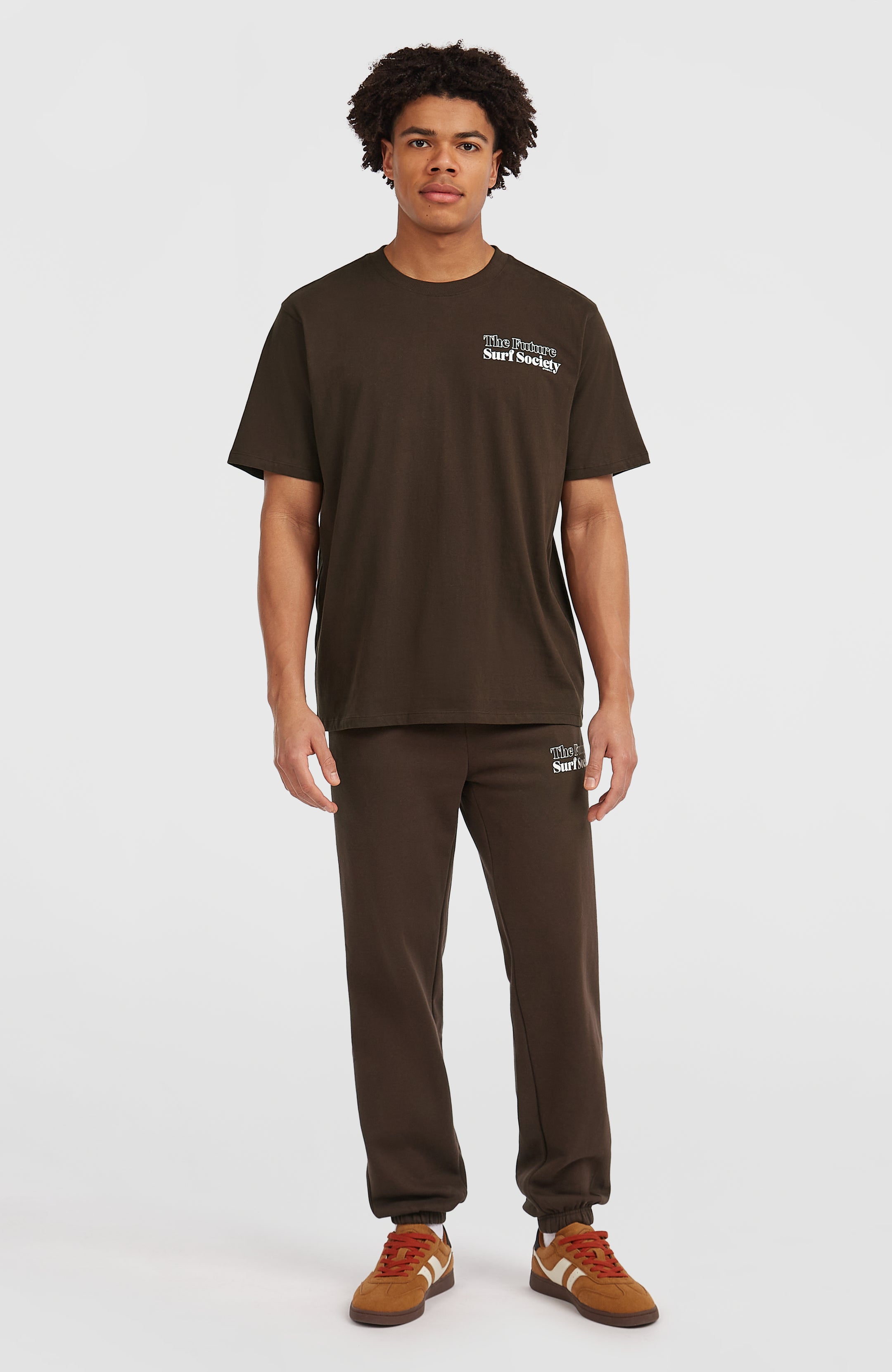 The Future Surf Society T-Shirt - Coffee Bean