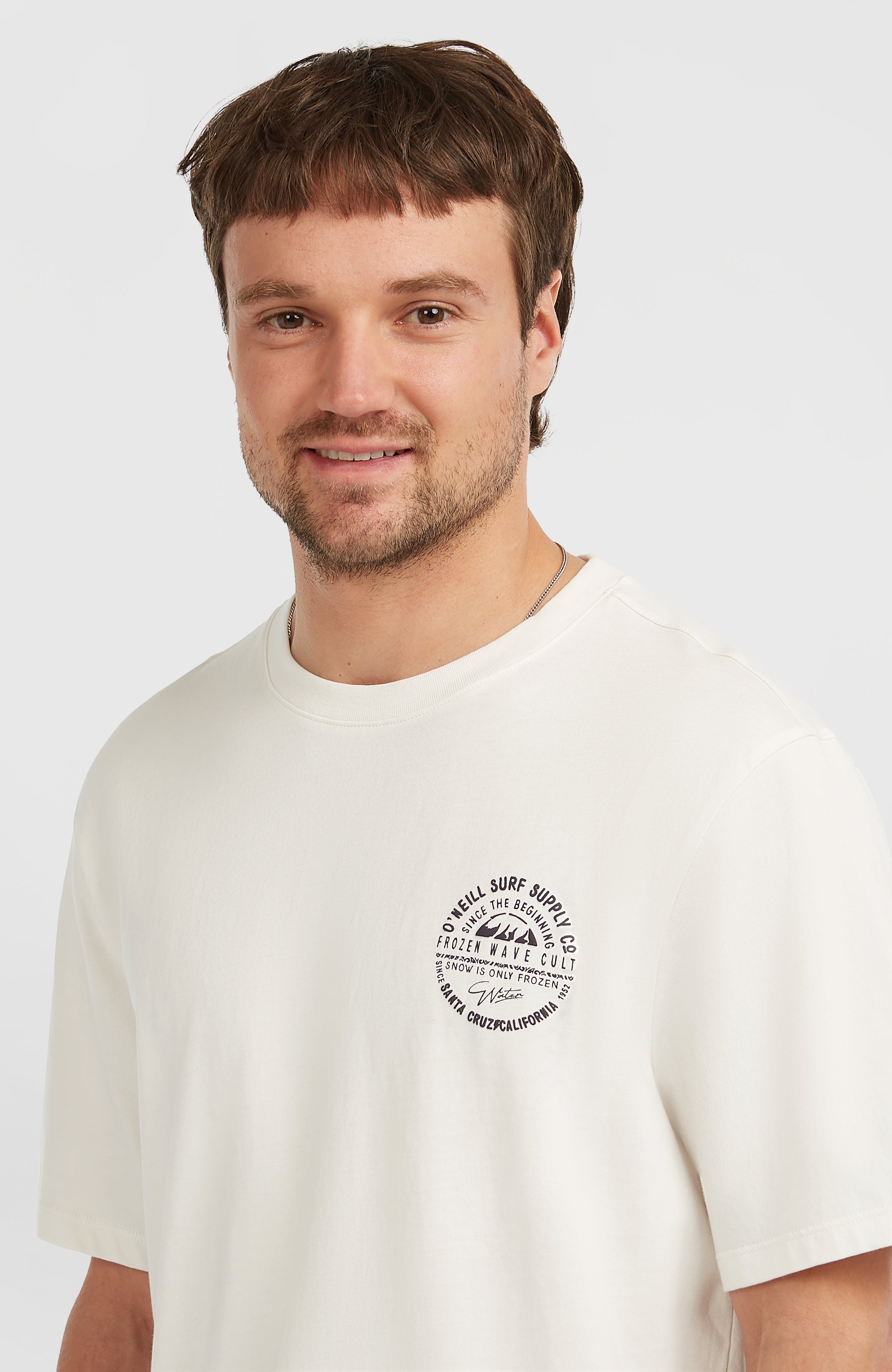 O'Neill Chest Print T-Shirt - Snow White