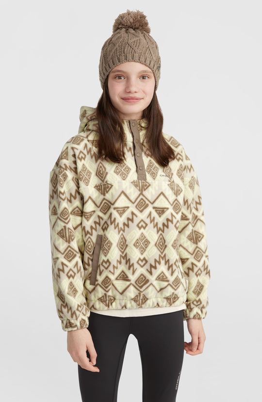 O'Neill Superfleece Hz Hoodie - Grey Retro Ikat