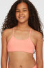 Essentials Bralette Bikini Set - Coral Pink