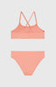 Essentials Bralette Bikini Set - Coral Pink