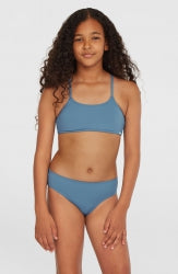 Essentials Bralette Bikini Set - Copen Blue