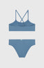 Essentials Bralette Bikini Set - Copen Blue