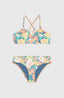 Essentials Bralette Bikini Set - Blue Santa Monica