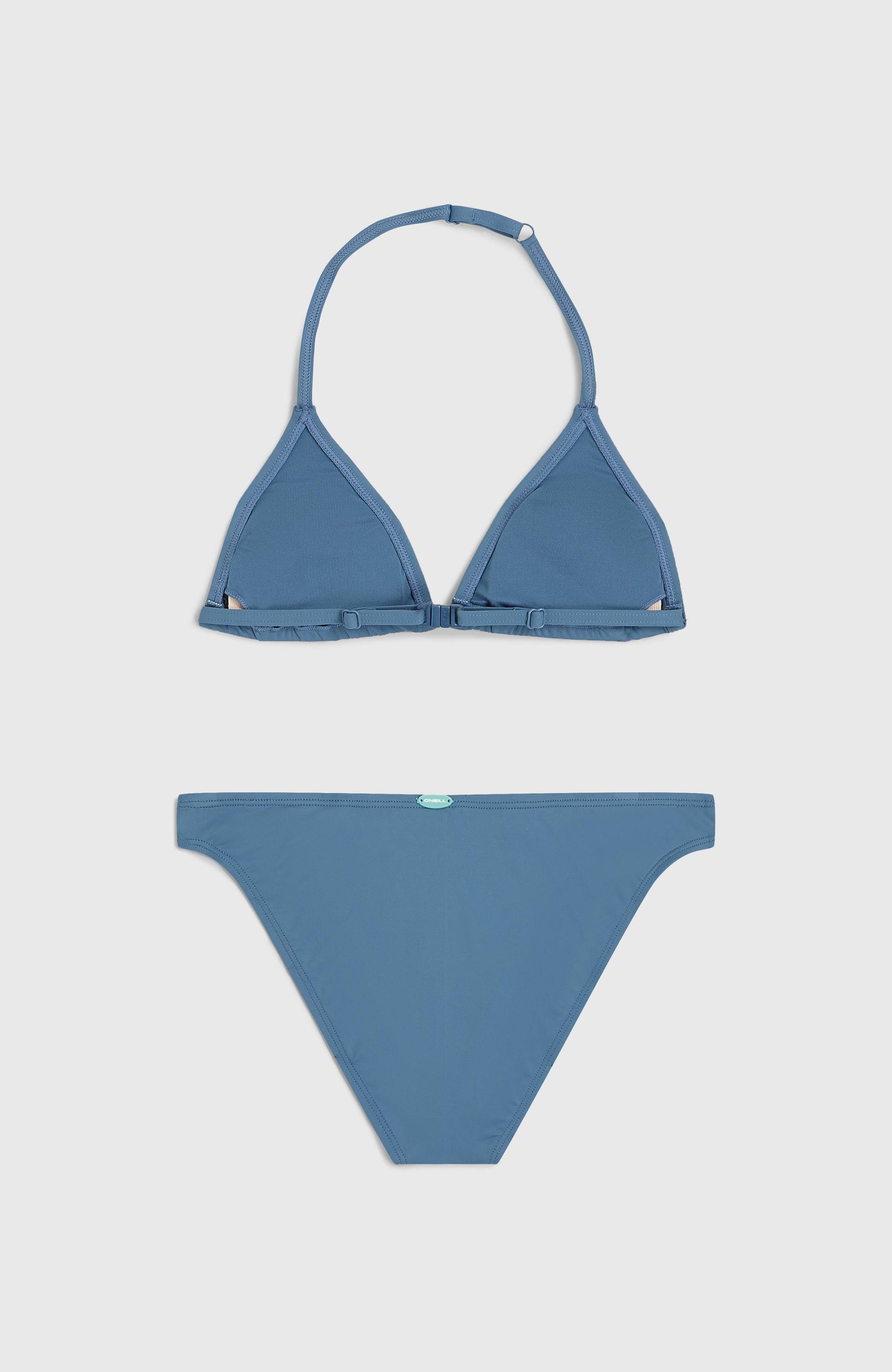 Essentials Triangle Bikini Set - Copen Blue