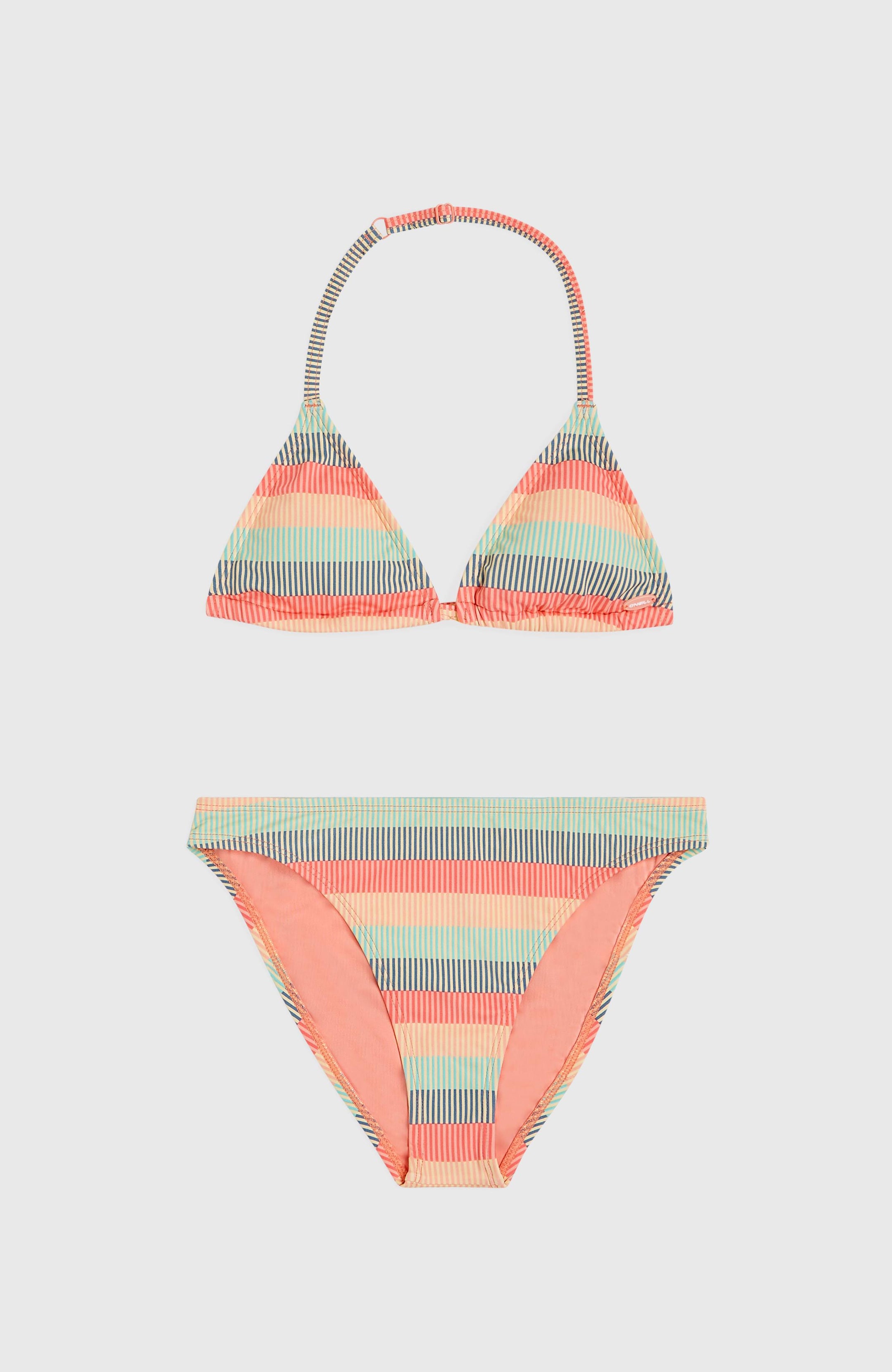 Essentials Triangle Bikini Set - Stipple Stripe