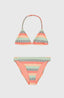 Essentials Triangle Bikini Set - Stipple Stripe
