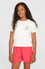 O'Neill Short Graphic T-Shirt - Snow White