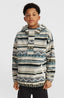 O'Neill Superfleece Hz Hoodie - Grey Ikat Stripe