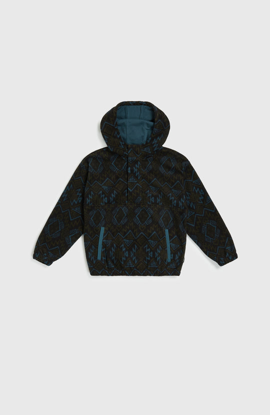 O'Neill Superfleece Hz Hoodie - Black Retro Ikat