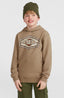O'Neill Front Print Hoodie - Concrete