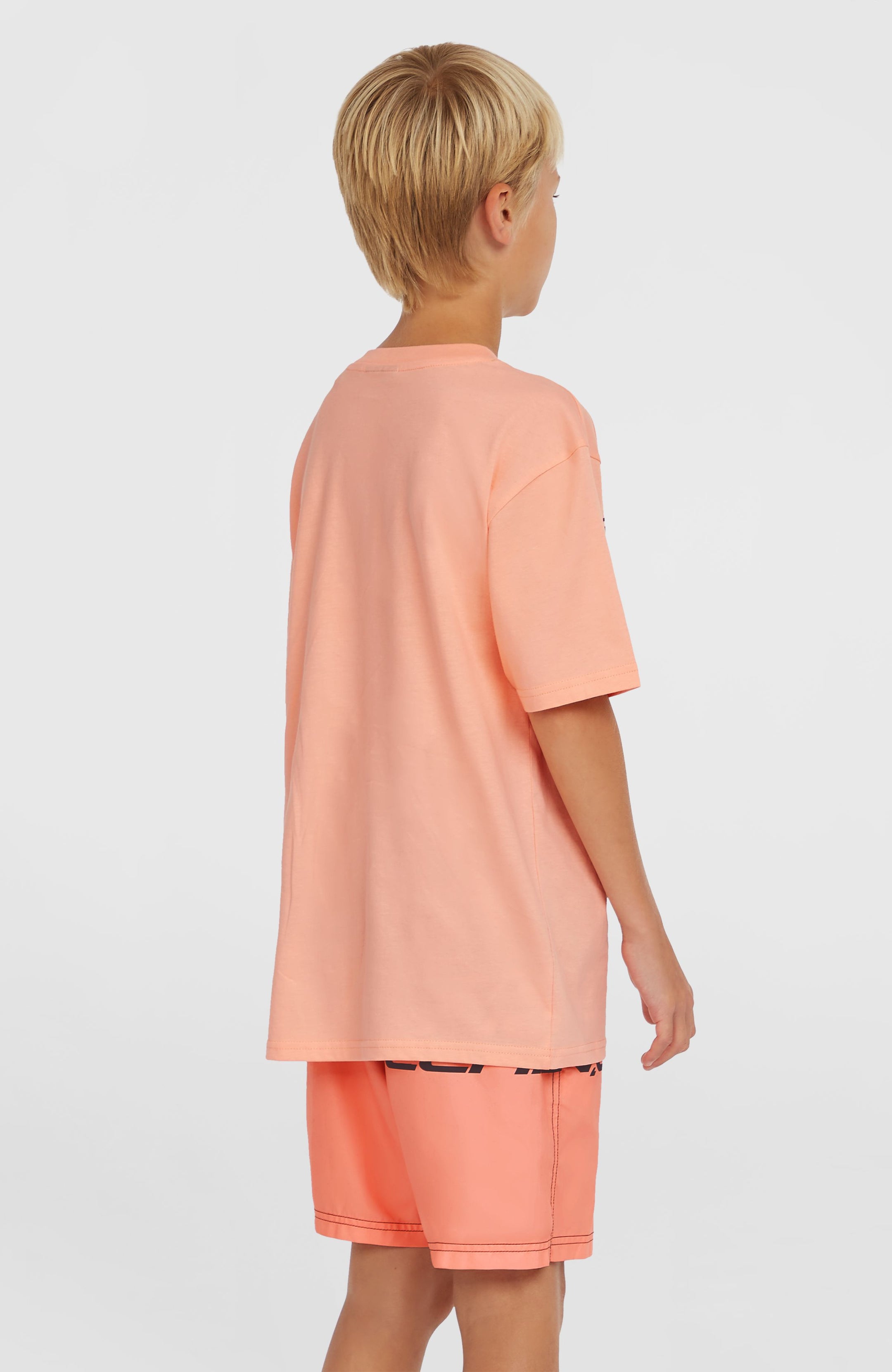 O'Neill Cali Stripe 14" Swimshorts - Coral Upside Down